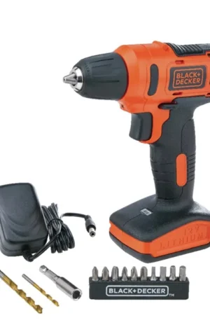 Furadeira parafusadeira 3/8″ LD12SP-BR bivolt 12V Black Decker