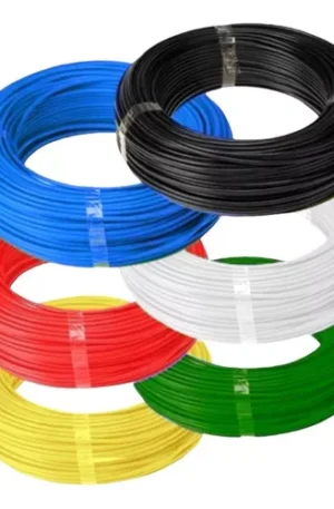 Fio 6mm Cabo Flexível Rolo 100m Metros Antichamas Cobertura Vermelho