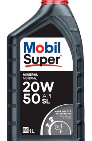 Oleo Lubrificante Mineral Para Carros Mobil Super 20W-50
