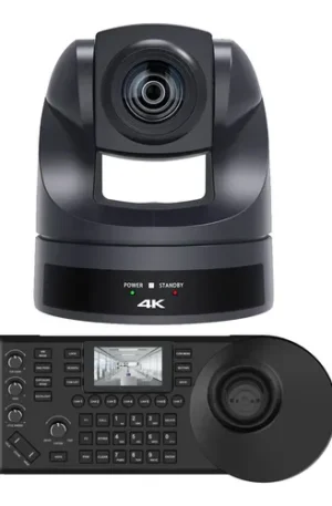 Kit Câmera Ptz 4k Transmissão Ao Vivo + Joystick 4d Monitor
