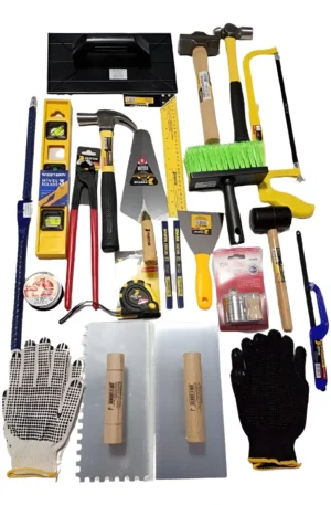 Kit Ferramentas De Pedreiro Manuais 24 Itens Para Trabalhar