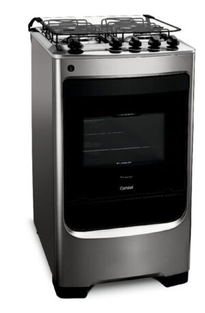 Fogão 4 Bocas Acend Aut Inox Bivolt Consul